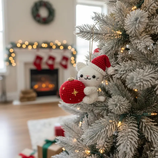 Santa Kitty Crochet Pattern