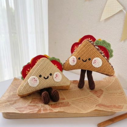 Kawaii Taco Plush Crochet Pattern
