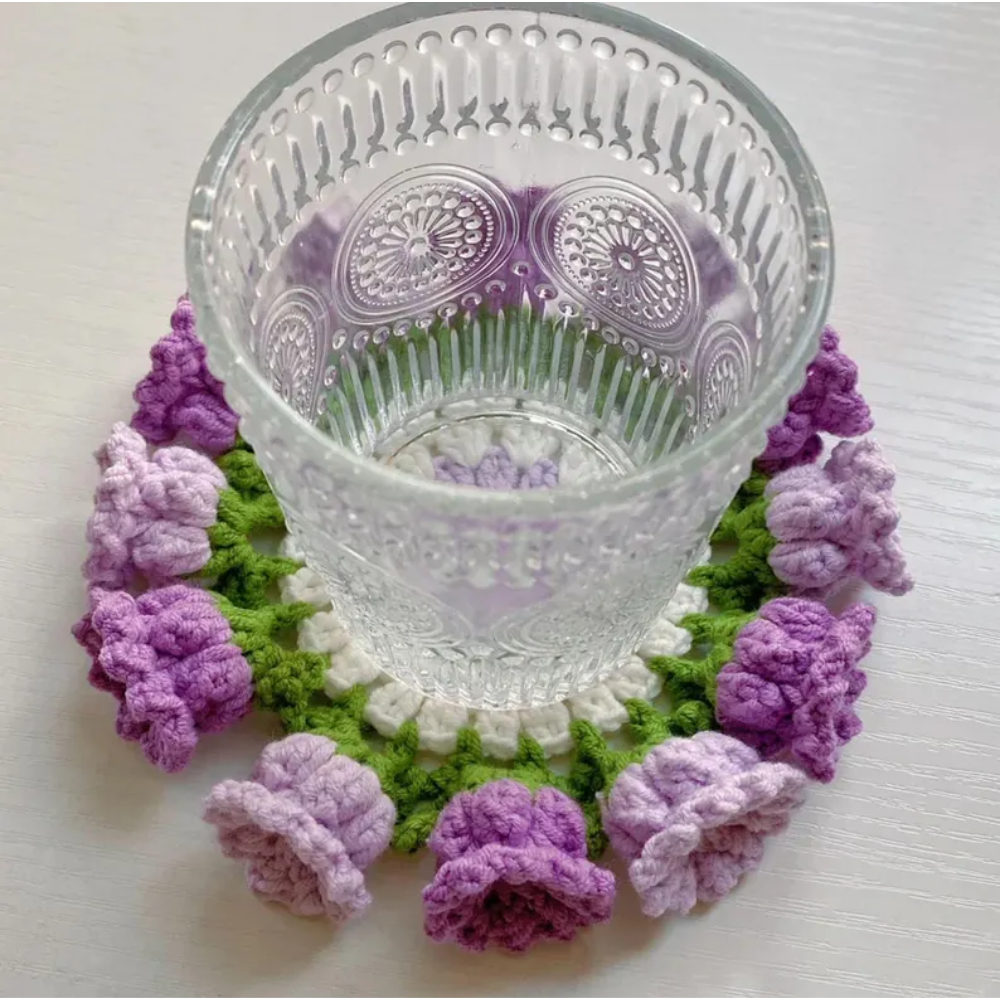 Blooming Flower Coaster Crochet Pattern