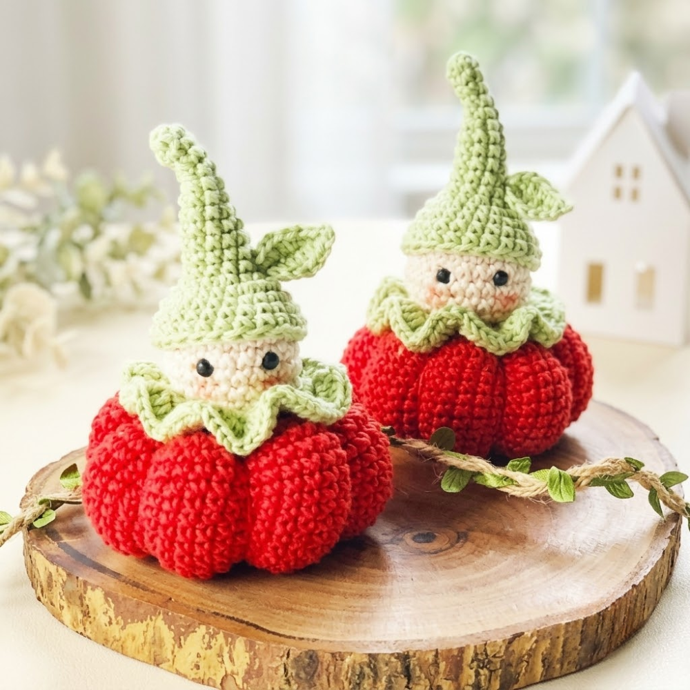 Pumpkin Gnome Crochet Pattern