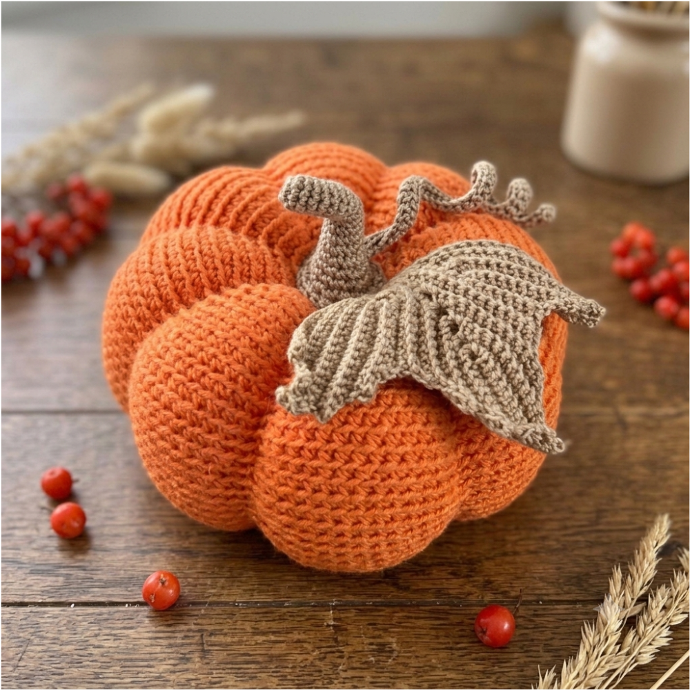 Rustic Heirloom Pumpkin Crochet Pattern
