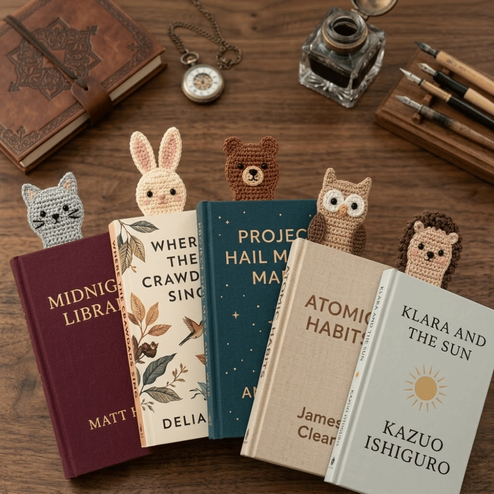 Woodland Friends Bookmark Crochet Pattern
