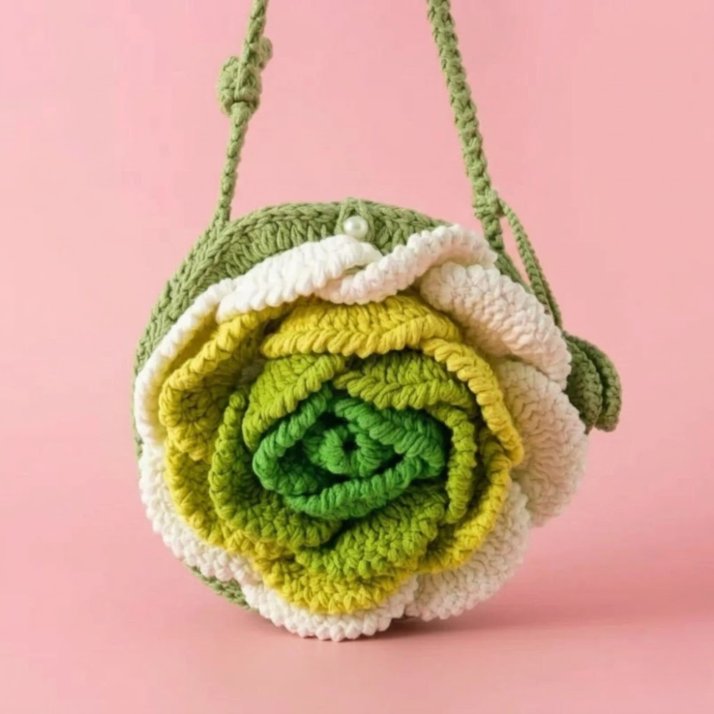 Camellia Flower Bag Crochet Pattern