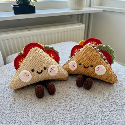 Kawaii Taco Plush Crochet Pattern
