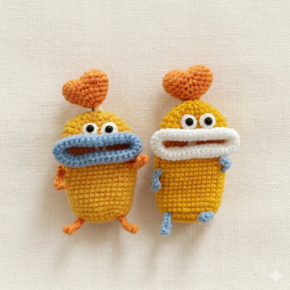 crochet bakemono monsters 9 in 1 Monster Gang Amigurumi Crochet Pattern – Hooklina Team