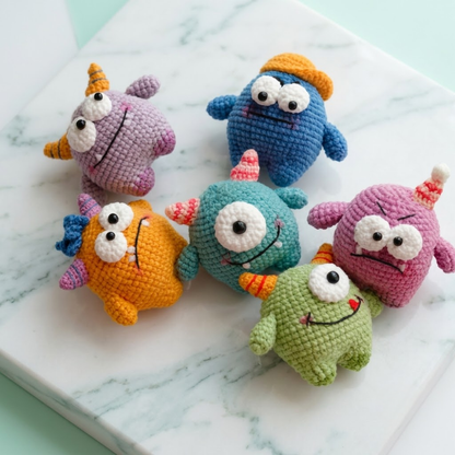 Little Monsters Amigurumi Crochet Pattern