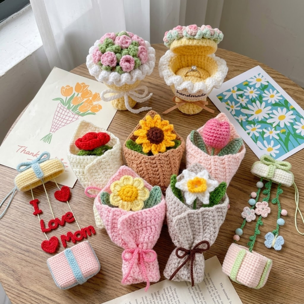 9 in 1 Bloom & Love Gift Set Crochet Pattern – Hooklina Team