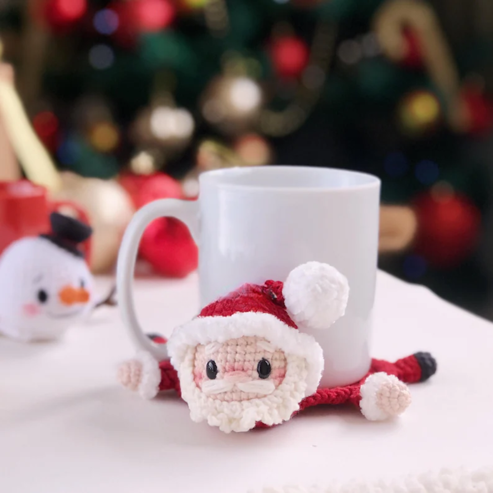 Amigurumi Christmas Coasters Crochet Pattern
