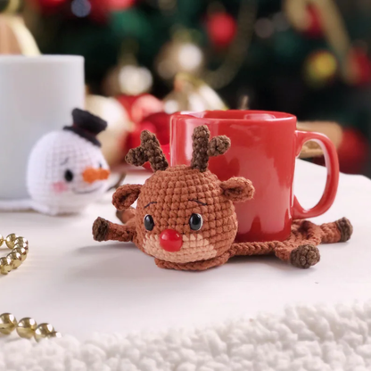 Amigurumi Christmas Coasters Crochet Pattern