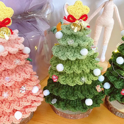 Rainbow Christmas Trees Crochet Pattern