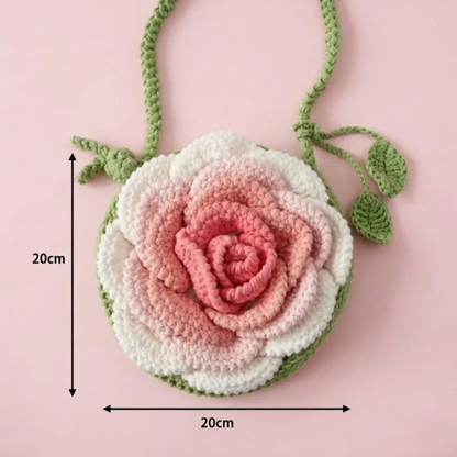 Camellia Flower Bag Crochet Pattern