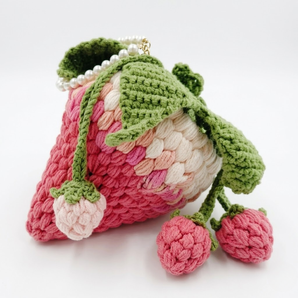 3 in 1 Berry Bloom Bag Crochet Pattern
