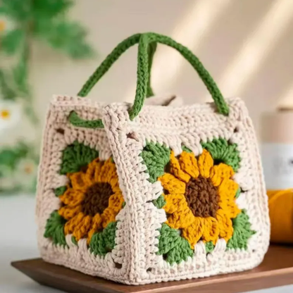 Handmade Sunflower Tote Crochet Pattern