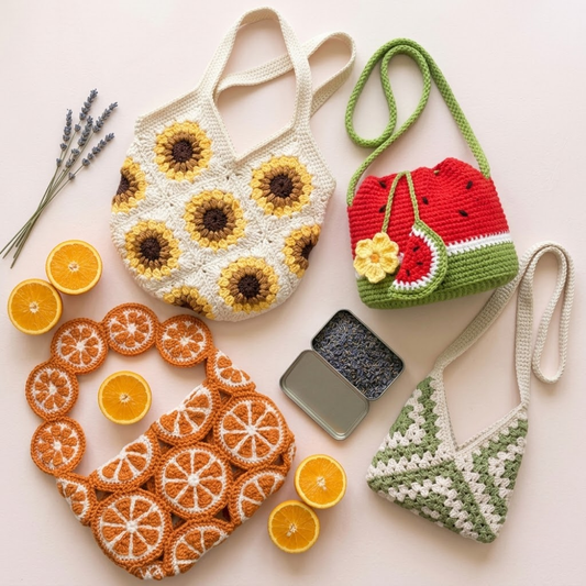 4 in 1 Summer Vibes Bag Crochet Pattern