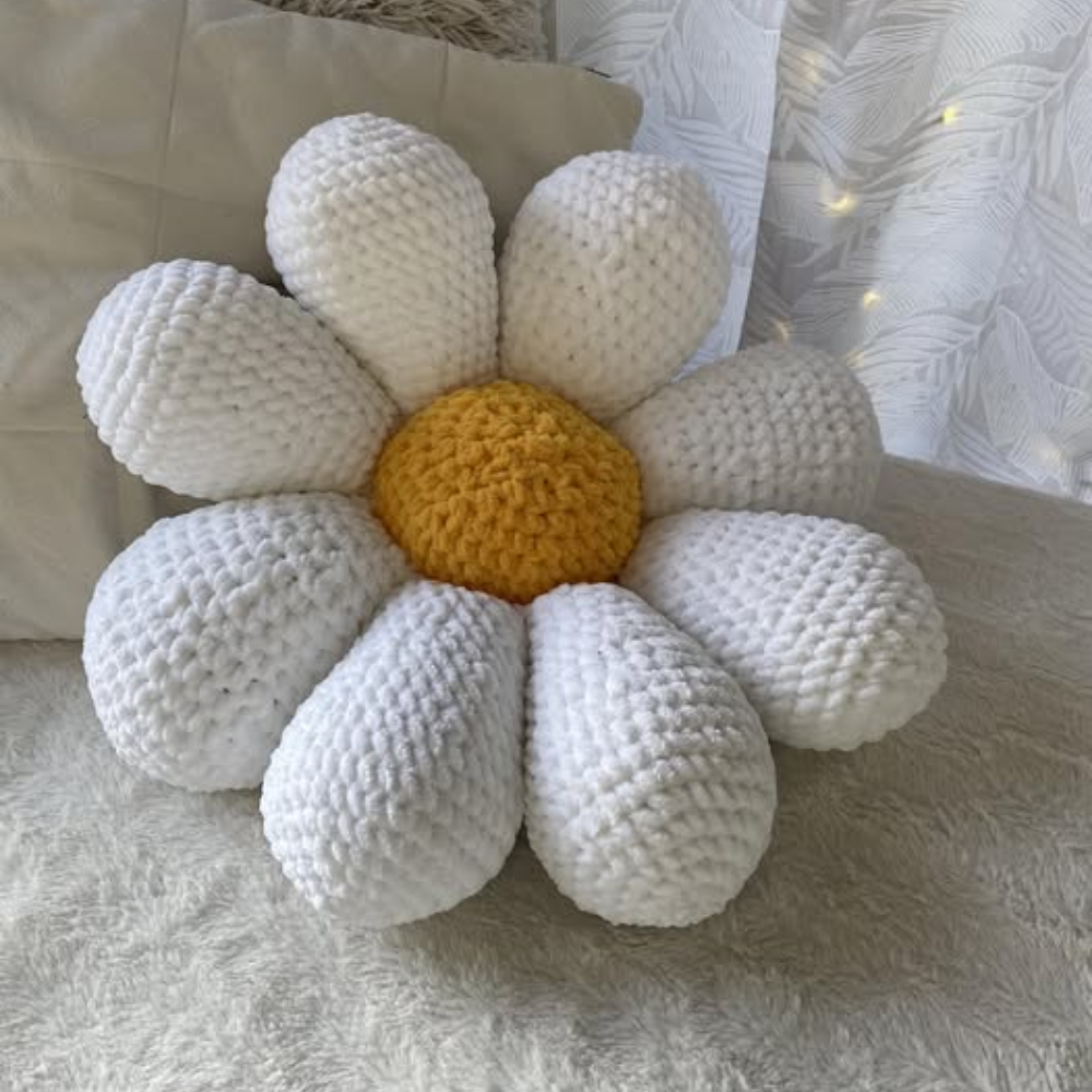 4 in 1 Blooming Bear Pillow Crochet Pattern