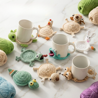 9 in 1 Coaster Amigurumi Crochet Pattern
