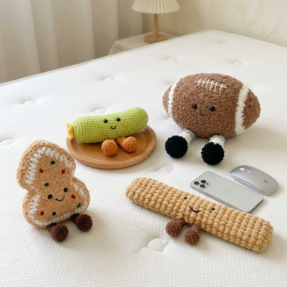 4 in 1 Quirky Desk Buddies Crochet Pattern