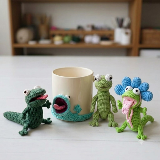 4 in 1 Tom Lizard Crochet Pattern