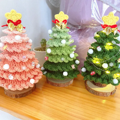 Rainbow Christmas Trees Crochet Pattern
