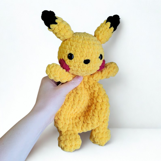 Yellow Pocket Friend Crochet Pattern
