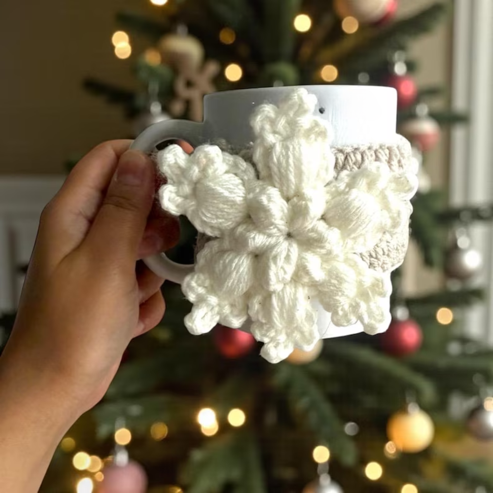 Winter Mug Cozy Crochet Pattern