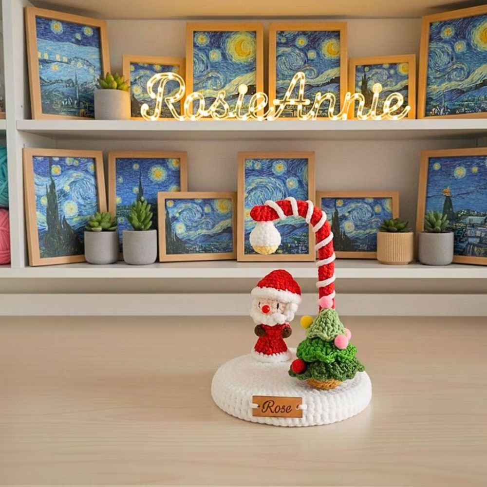 Santa’s Candy Lamp Crochet Pattern