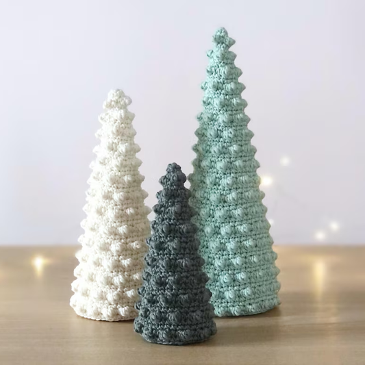 Minimalist Christmas Trees Crochet Pattern