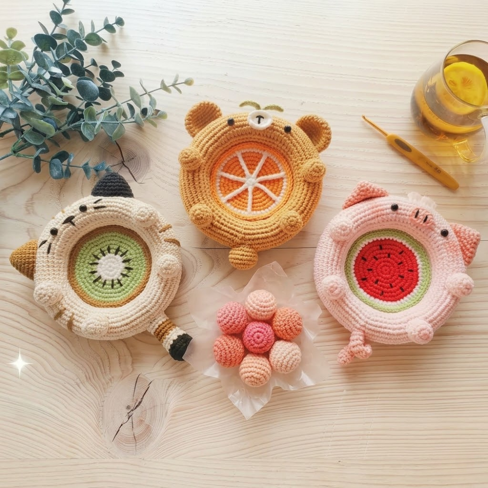 Cute Animal Holder Crochet Pattern