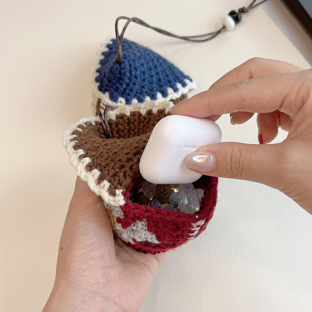 3 in 1 Zongzi Pouch Crochet Pattern