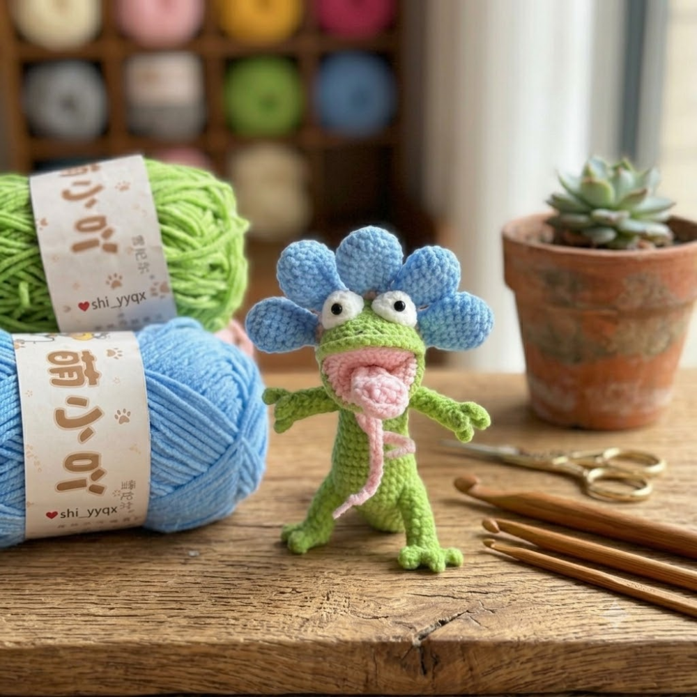 4 in 1 Tom Lizard Crochet Pattern