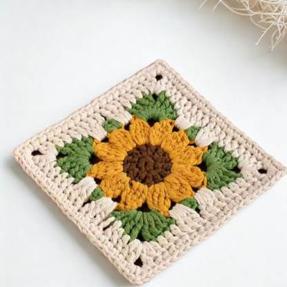 Handmade Sunflower Tote Crochet Pattern