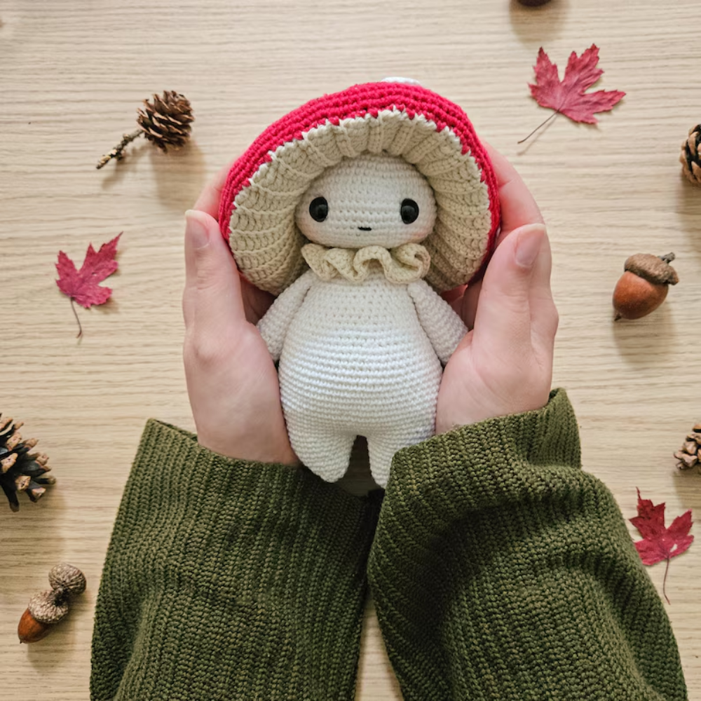 Cute Mushroom Amigurumi Crochet Pattern