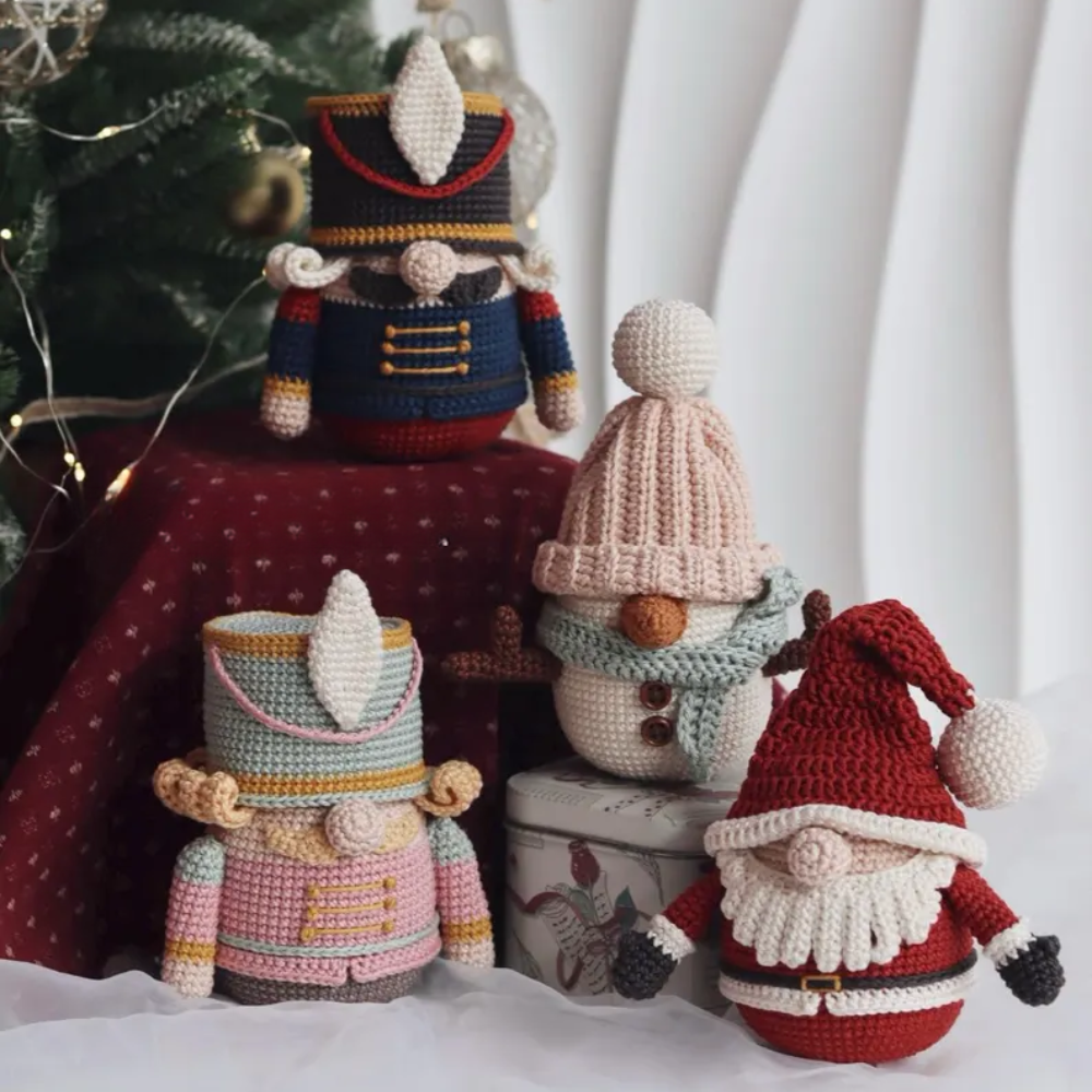 Festive Mini Dolls Crochet Pattern