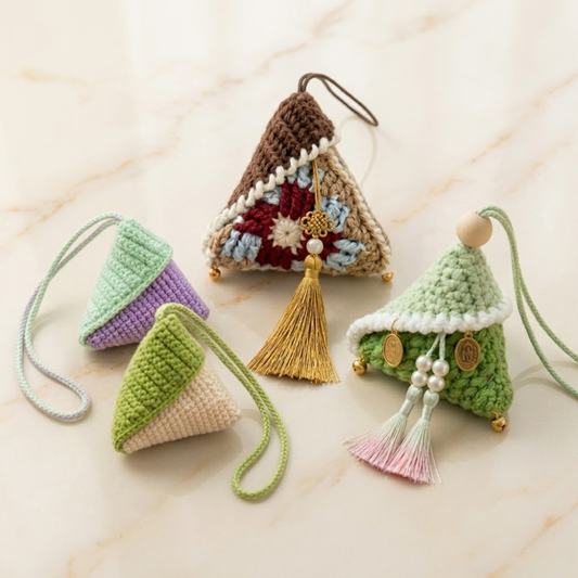 3 in 1 Zongzi Pouch Crochet Pattern