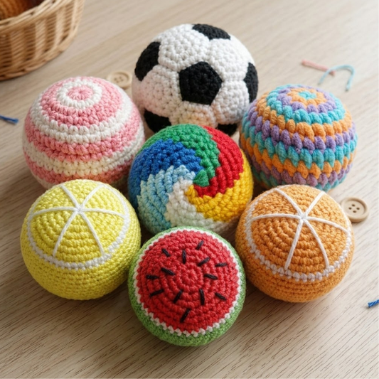 7 in 1 Crochet Ball Set Pattern