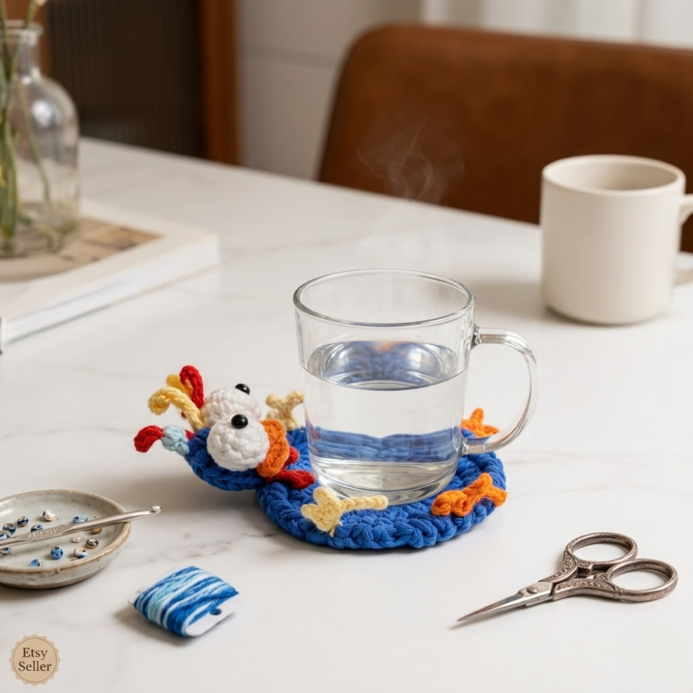 12 in 1 Animal Coaster Crochet Pattern Bundle