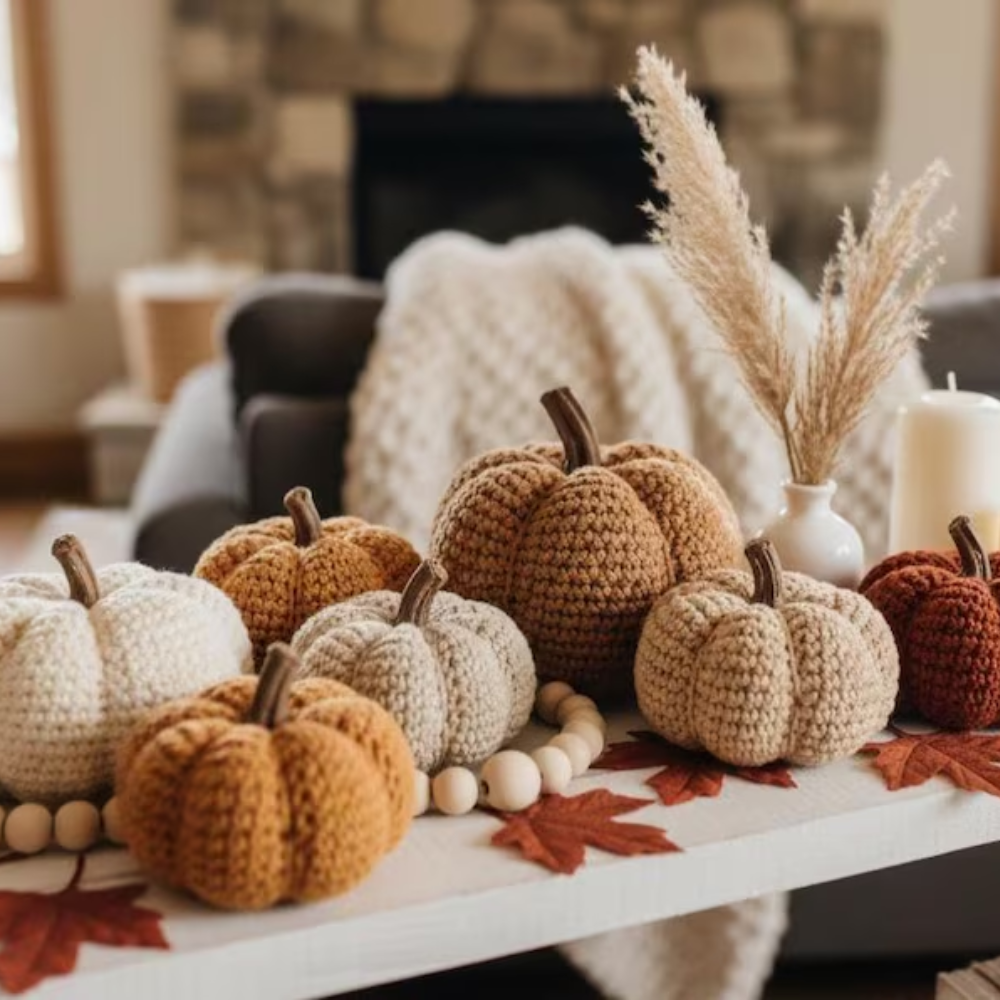 Cozy Pumpkins Crochet Pattern