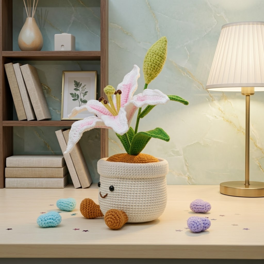 4 in 1 Handmade Home Garden Crochet Pattern