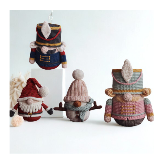 Festive Mini Dolls Crochet Pattern