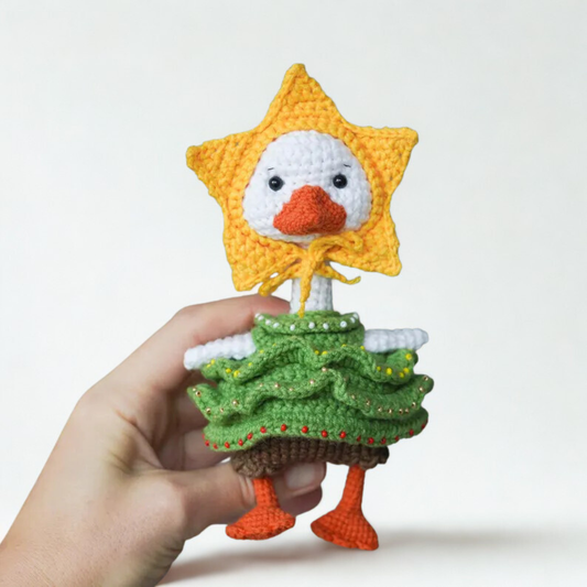 Star Duck Christmas  Crochet Pattern