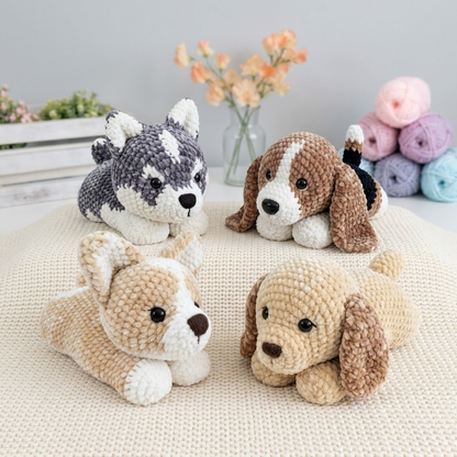 4 in 1 The Puppy Squad Crochet Pattern