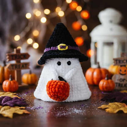 4 in 1 Ghost & Puppy Halloween Crochet Pattern