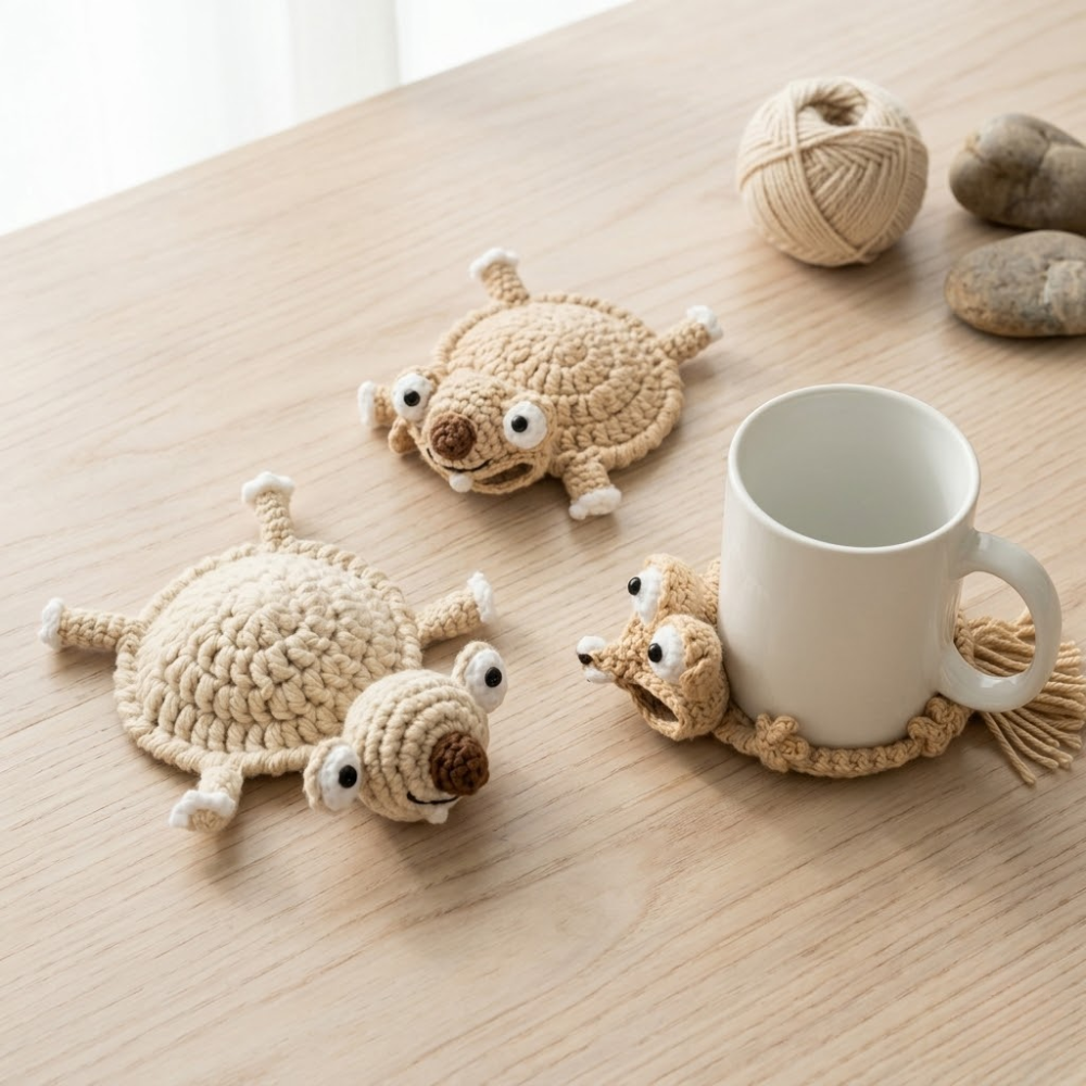 9 in 1 Coaster Amigurumi Crochet Pattern