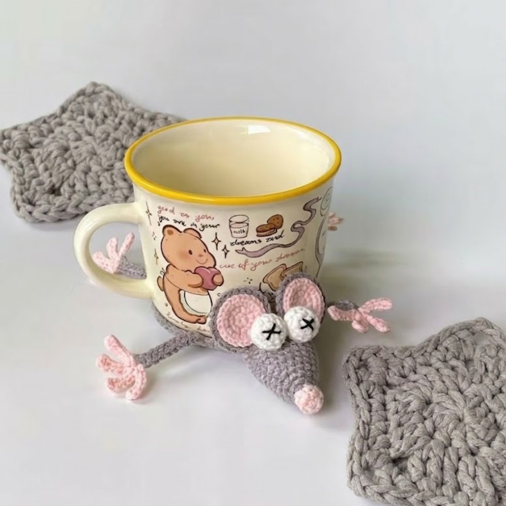 4 in 1 Coaster Amigurumi Crochet Pattern