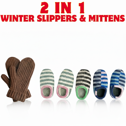 2 in 1 Winter Comfort Duo Knitting Pattern